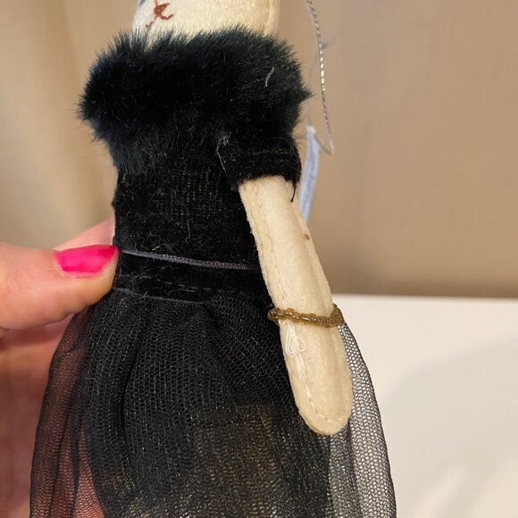 Holiday Lane Ballet Dancer Bunny Christmas Ornament‎ 9” Elegant Décor - Picture 3 of 9